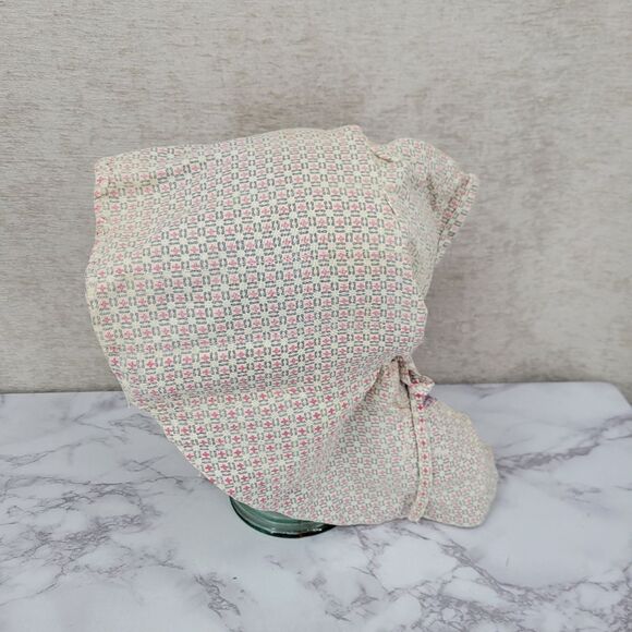 Great Depression Flour Feed Sack Sun Bonnnet Patchwork Vintage Antique Prarie main image 9